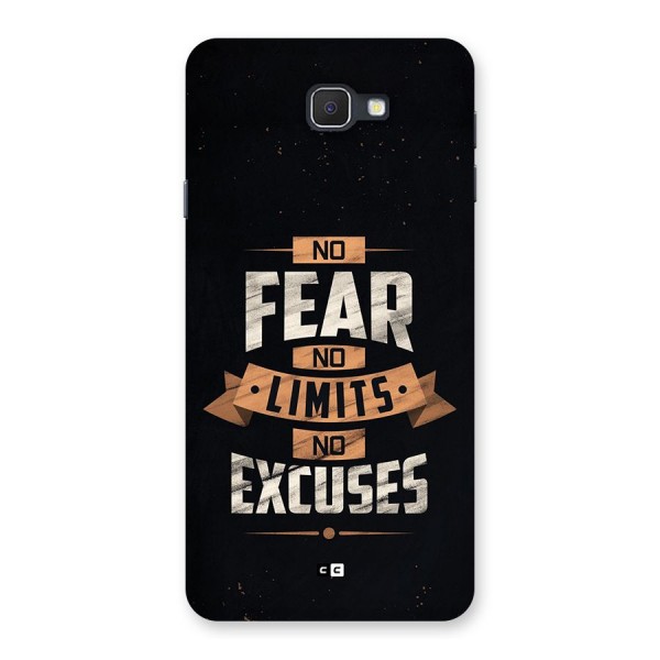 No Excuse Back Case for Galaxy On7 2016