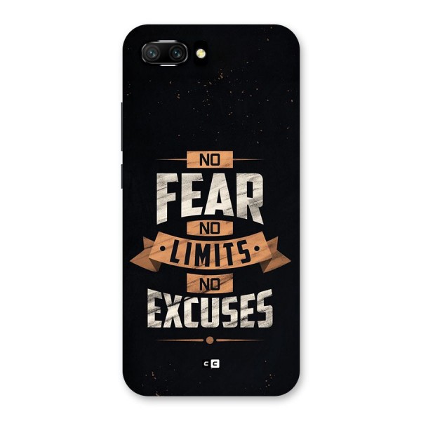 No Excuse Back Case for Honor 10