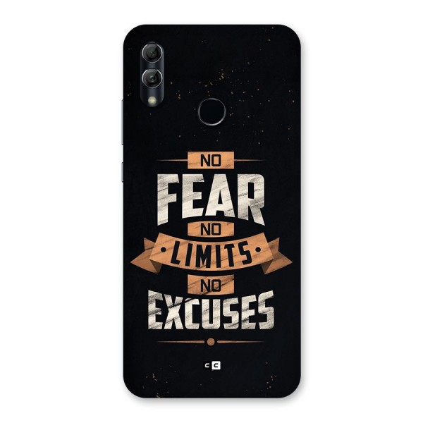 No Excuse Back Case for Honor 10 Lite