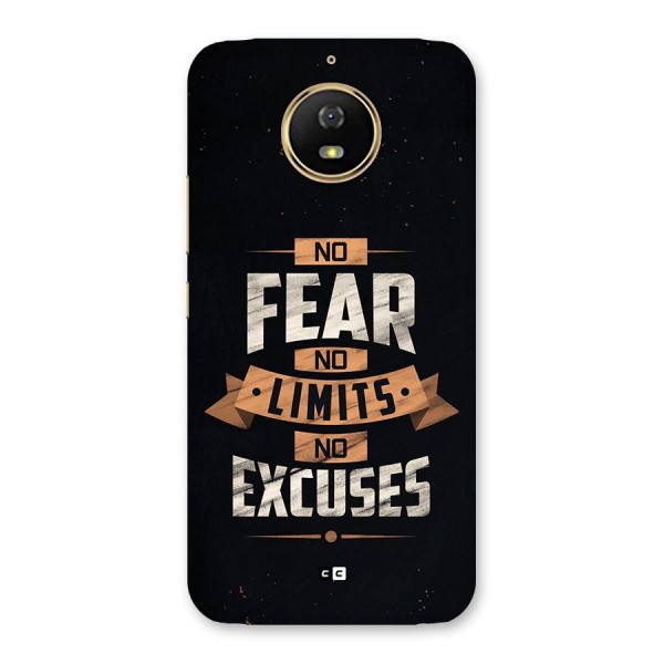 No Excuse Back Case for Moto G5s