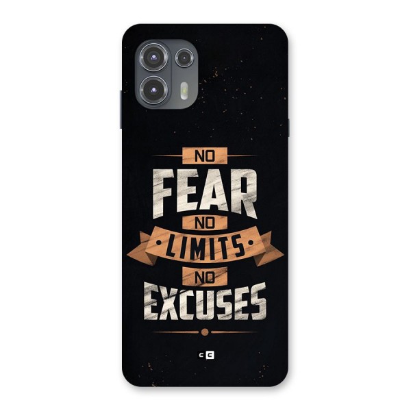 No Excuse Back Case for Motorola Edge 20 Fusion