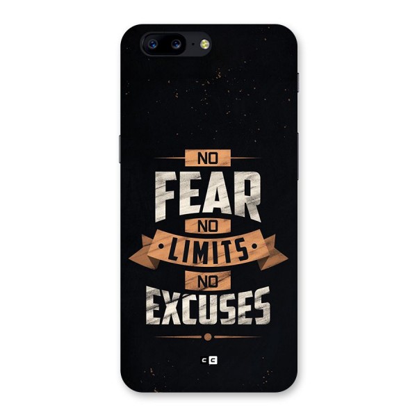 No Excuse Back Case for OnePlus 5