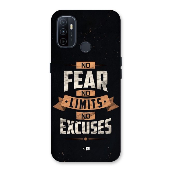 No Excuse Back Case for Oppo A32