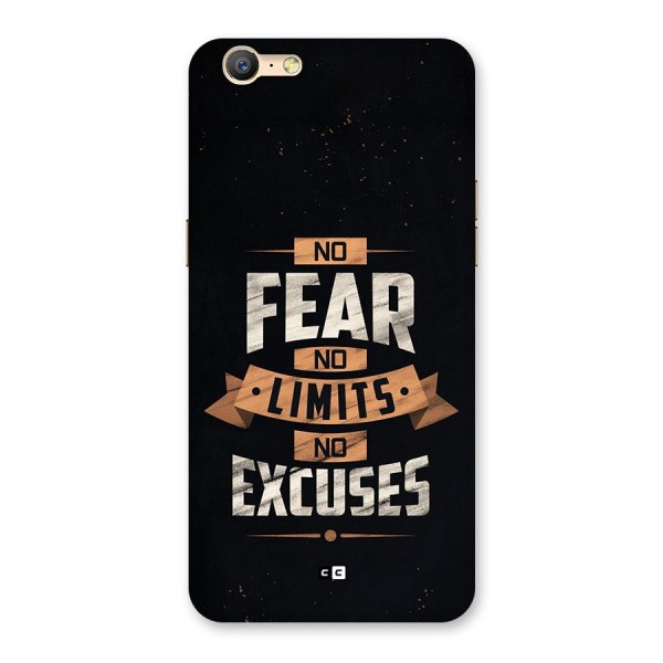 No Excuse Back Case for Oppo A39