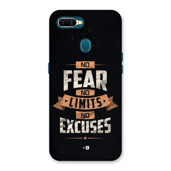 No Excuse Back Case for Oppo A7