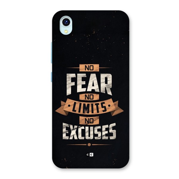 No Excuse Back Case for Vivo Y1s
