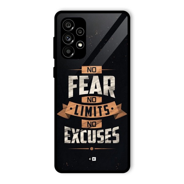 No Excuse Glass Back Case for Galaxy A73 5G