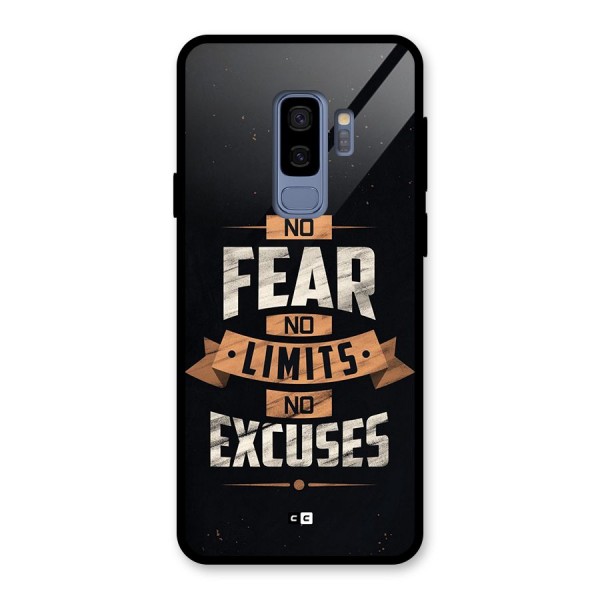 No Excuse Glass Back Case for Galaxy S9 Plus