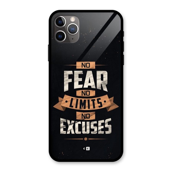 No Excuse Glass Back Case for iPhone 11 Pro Max
