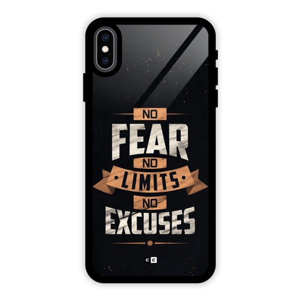 No Excuse Glass Back Case for iPhone XS Max