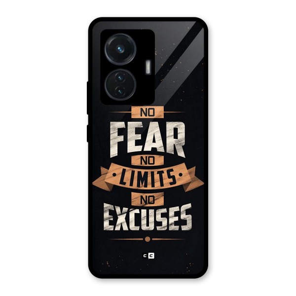 No Excuse Glass Back Case for iQOO Z6 44W
