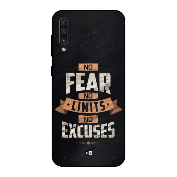 No Excuse Metal Back Case for Galaxy A30s