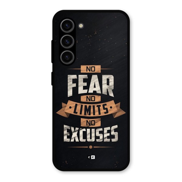 No Excuse Metal Back Case for Galaxy S23