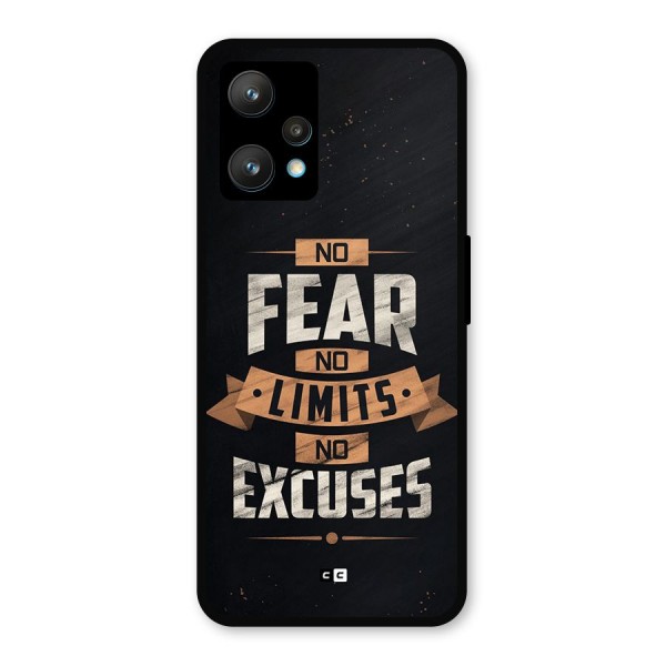 No Excuse Metal Back Case for Realme 9