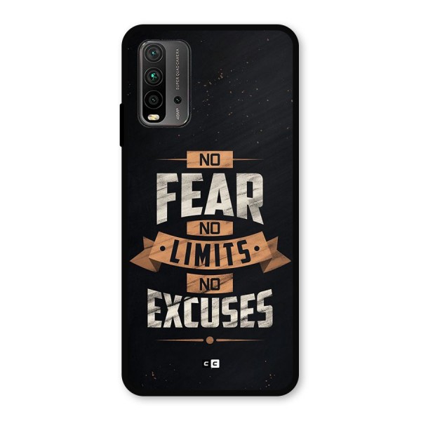 No Excuse Metal Back Case for Redmi 9 Power
