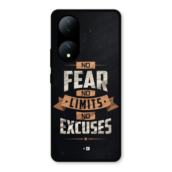 No Excuse Metal Back Case for Vivo Y100