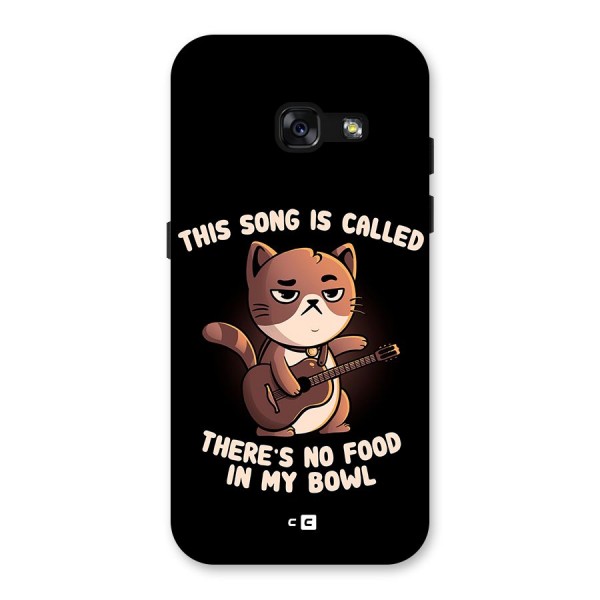 No Food in My Bowl Cat Back Case for Galaxy A3 (2017)