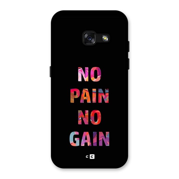 No Pain No Gain Back Case for Galaxy A3 (2017)