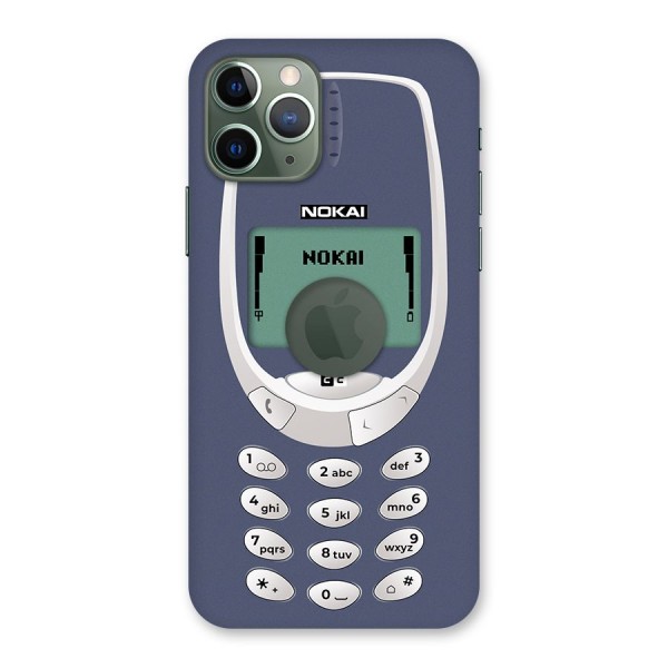 Nokai Classic Back Case for iPhone 11 Pro Logo Cut