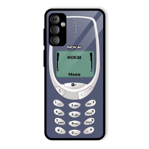 Nokai Classic Glass Back Case for Galaxy F23