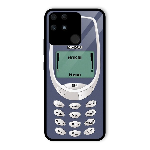 Nokai Classic Glass Back Case for Realme Narzo 50A