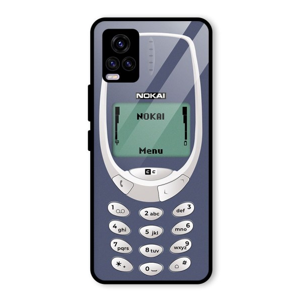 Nokai Classic Glass Back Case for Vivo V20 2021
