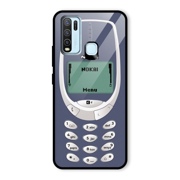 Nokai Classic Glass Back Case for Vivo Y30