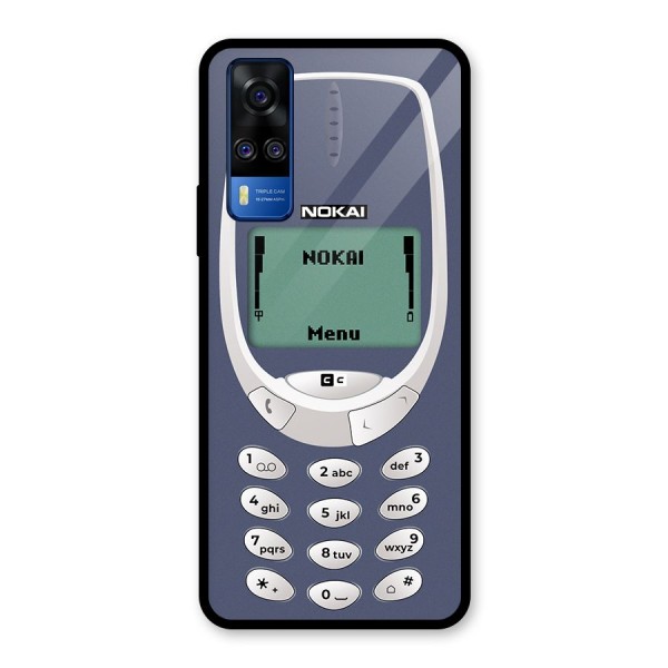 Nokai Classic Glass Back Case for Vivo Y31