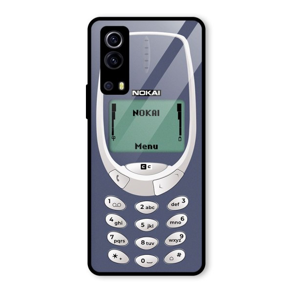 Nokai Classic Glass Back Case for Vivo iQOO Z3