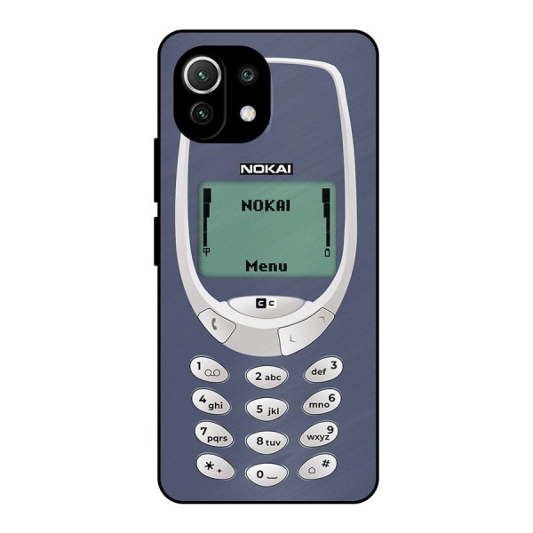 Nokai Classic Metal Back Case for Mi 11 Lite NE 5G