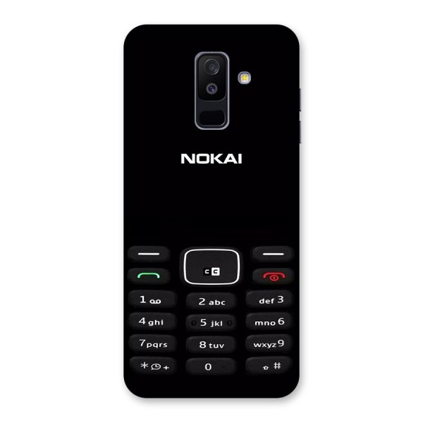 Nokia Bar Print Back Case for Galaxy A6 Plus
