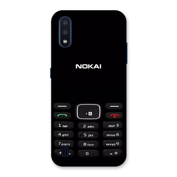Nokia Bar Print Back Case for Galaxy M01