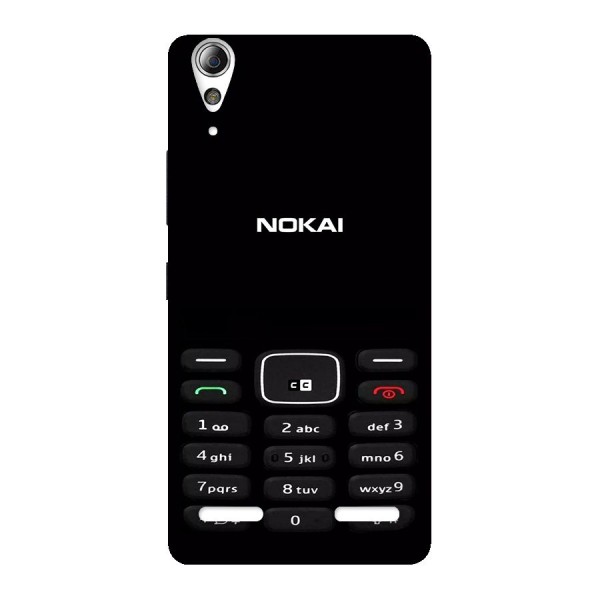 Nokia Bar Print Back Case for Lenovo A6000