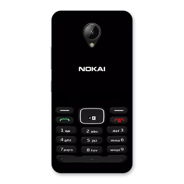 Nokia Bar Print Back Case for Lenovo C2