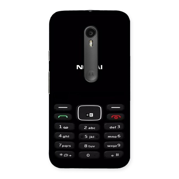 Nokia Bar Print Back Case for Moto G3