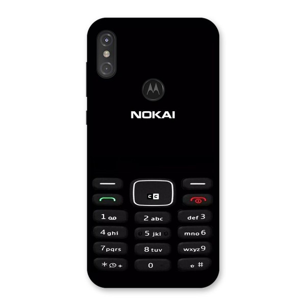 Nokia Bar Print Back Case for Motorola One Power