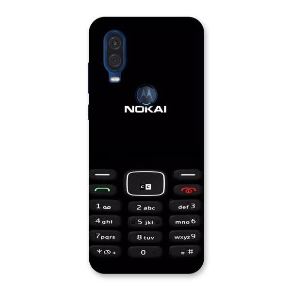 Nokia Bar Print Back Case for Motorola One Vision