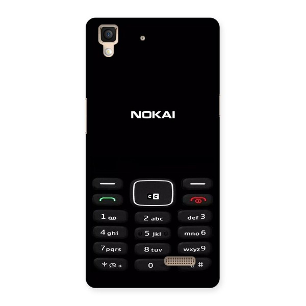Nokia Bar Print Back Case for Oppo R7