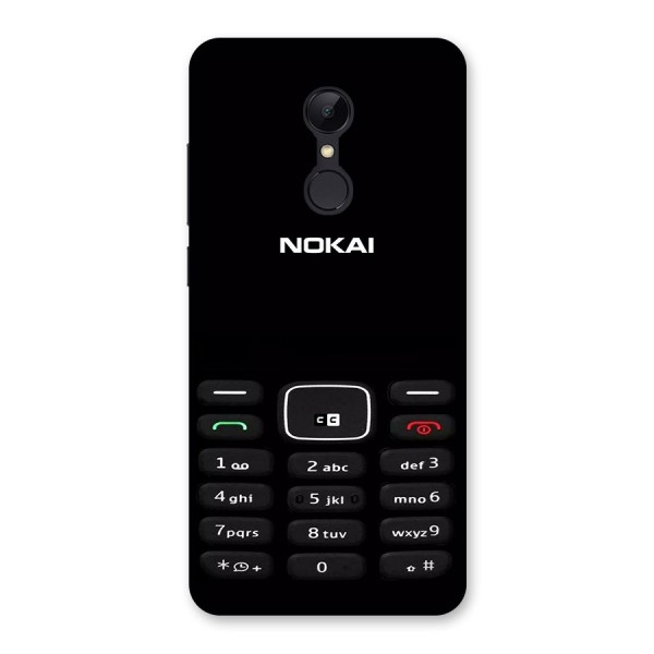 Nokia Bar Print Back Case for Redmi 5