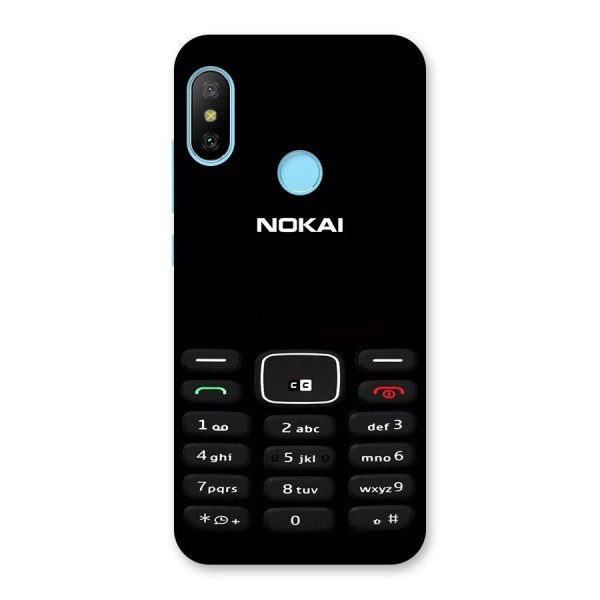 Nokia Bar Print Back Case for Redmi 6 Pro
