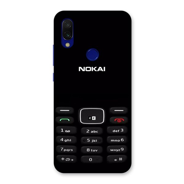 Nokia Bar Print Back Case for Redmi 7