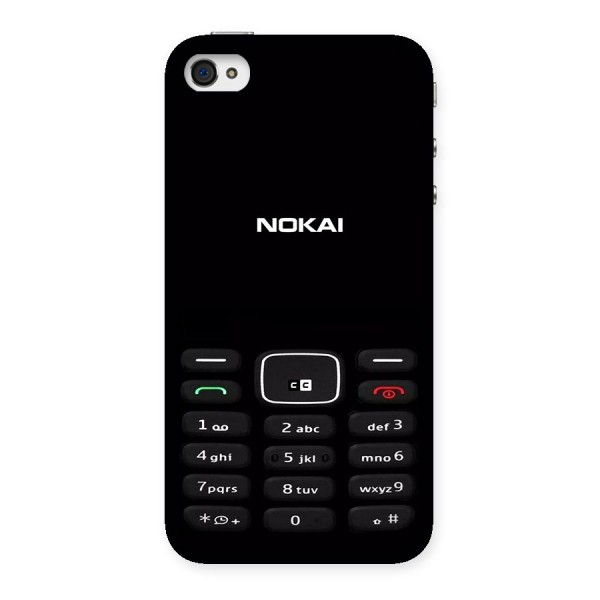 Nokia Bar Print Back Case for iPhone 4 4s