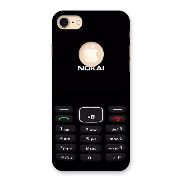 Nokia Bar Print Back Case for iPhone 7 Logo Cut
