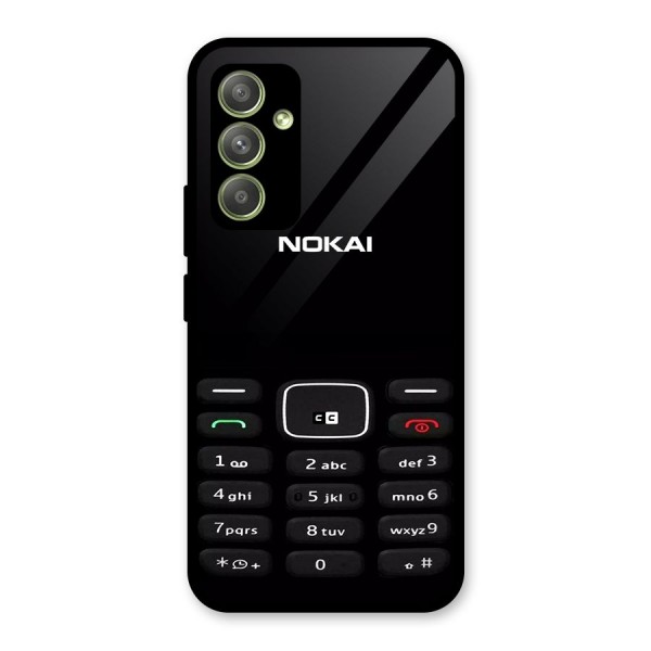 Nokia Bar Print Glass Back Case for Galaxy A54