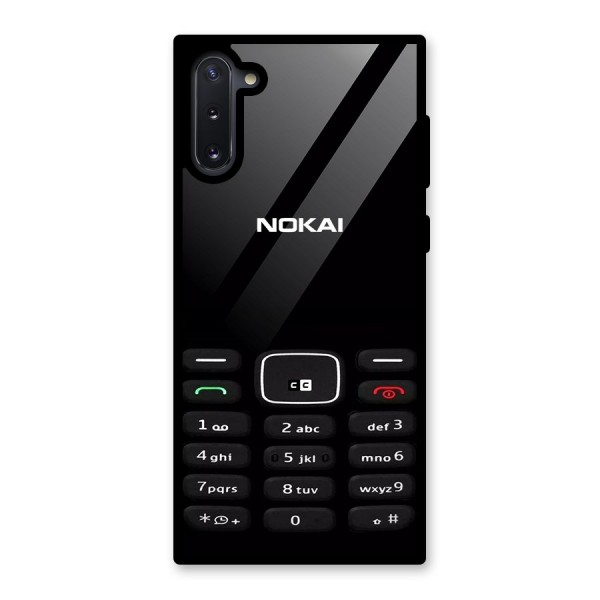 Nokia Bar Print Glass Back Case for Galaxy Note 10