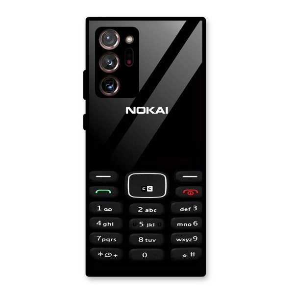 Nokia Bar Print Glass Back Case for Galaxy Note 20 Ultra