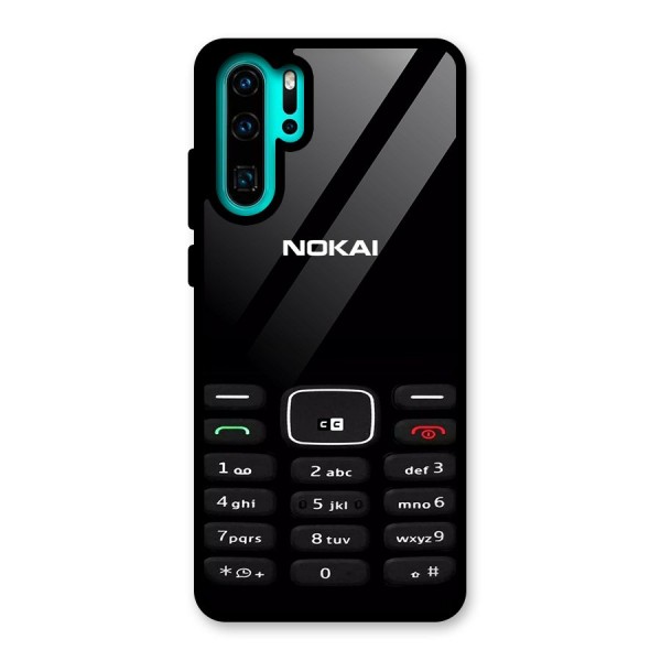 Nokia Bar Print Glass Back Case for Huawei P30 Pro