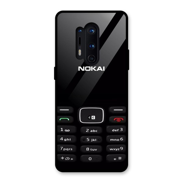 Nokia Bar Print Glass Back Case for OnePlus 8 Pro