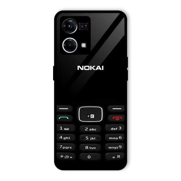 Nokia Bar Print Glass Back Case for Oppo F21s Pro 4G