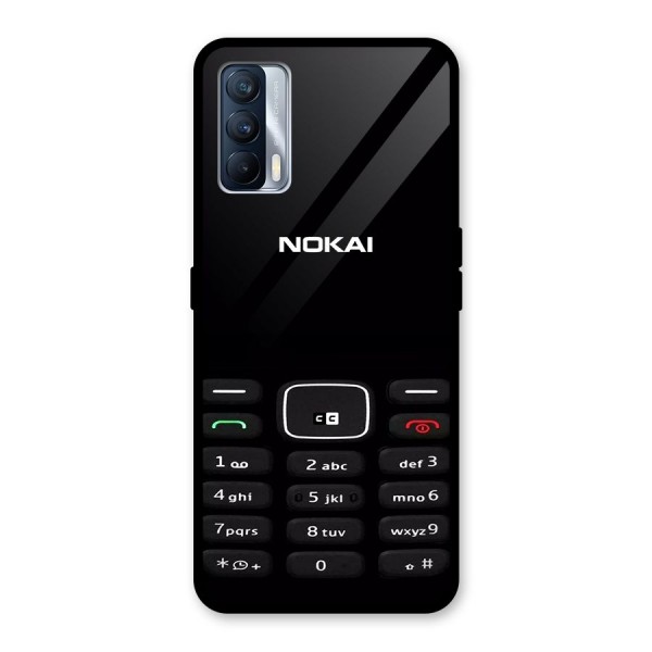 Nokia Bar Print Glass Back Case for Realme X7